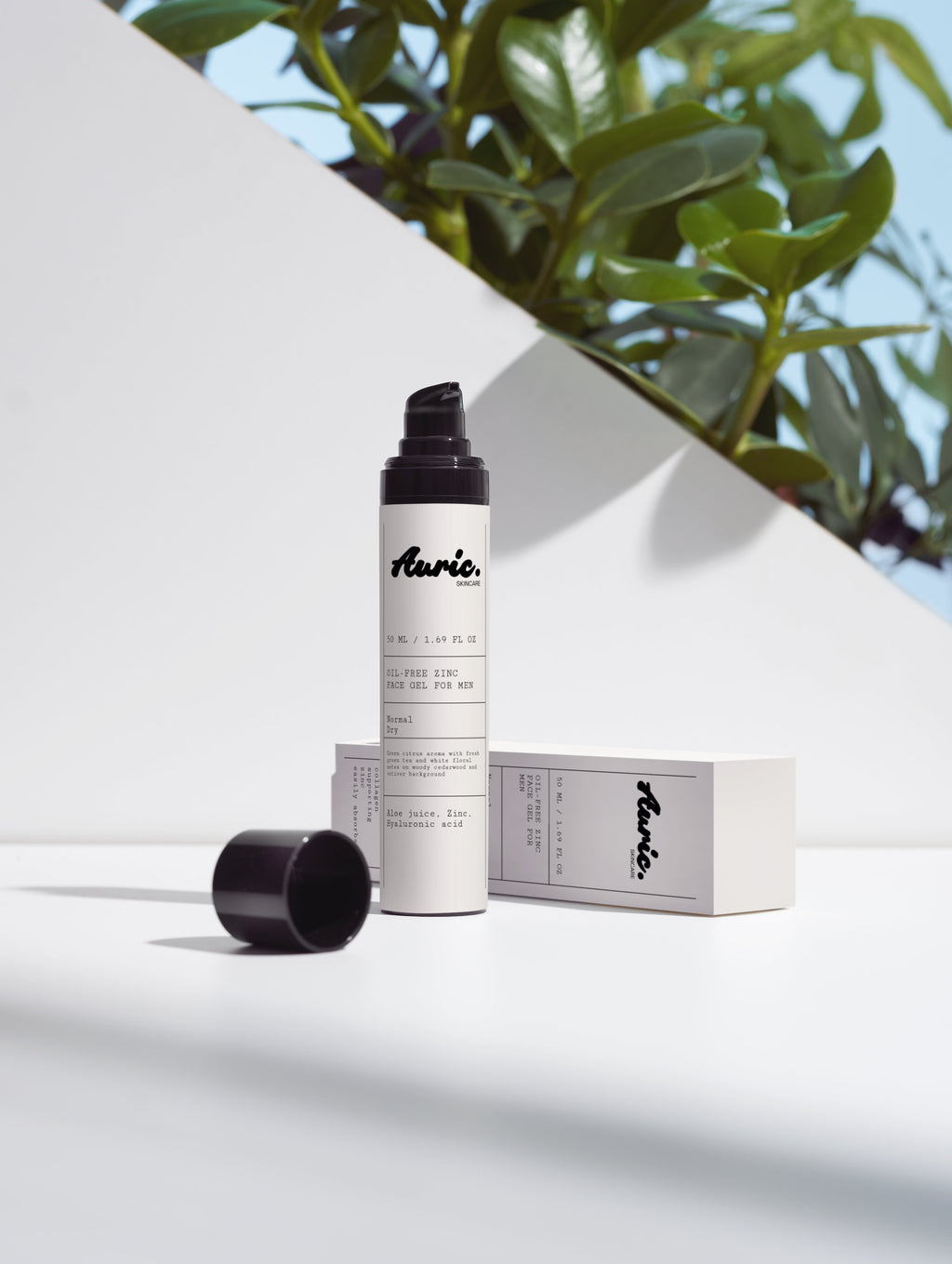 Oil-Free Zinc Face Gel for Men